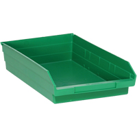 Bacs pour tablette, 11-1/8" la x 4" H x 17-7/8" p, Vert, Capacit&eacute; 40 lb Trail Hammer and Bolt