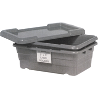 Bacs empilables en crois&eacute;, 16" la x  p x 8,5" h, Gris Trail Hammer and Bolt