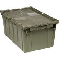 Box Transfer with Lid, 12.5" x 16.5625" x 27.3125", Grey Trail Hammer and Bolt