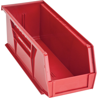 Ultra Stack & Hang Bin, 4-1/8" W x 4" H x 10-7/8" D, Red Trail Hammer and Bolt