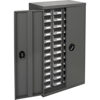 Casiers pour pi&egrave;ces KPC-400, Acier galvanis&eacute;, 48 tiroirs, 22-3/5" x 10-4/5" x 36-9/10", Gris Trail Hammer and Bolt