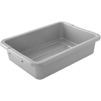 Boîtes utilitaires - Gris, 5" ha x 15" p x 20" lo, Plastique, Gris Trail Hammer and Bolt