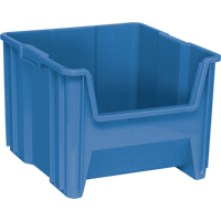 Giant Stacking Containers, 16.5" W x 17.5" D x 12.5" H, Blue Trail Hammer and Bolt