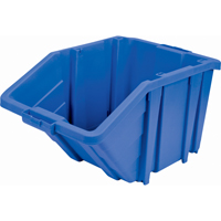 Bac g&eacute;ant en plastique, 15-1/2" la x 13" H x 25" p, Bleu, Capacit&eacute; 200 lb Trail Hammer and Bolt