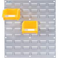 Panneau perfor&eacute; en m&eacute;tal pour bacs, 16 bacs, 18" la x 1/8" p x 19" h Trail Hammer and Bolt