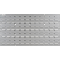 Panneau perfor&eacute; en m&eacute;tal pour bacs, 32 bacs, 36" la x 1/8" p x 19" h Trail Hammer and Bolt