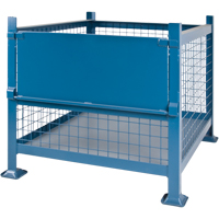 Contenants de vrac empilables, 34,5" la x 40,5" p x 30" h, Capacit&eacute; de 3000 lb Trail Hammer and Bolt