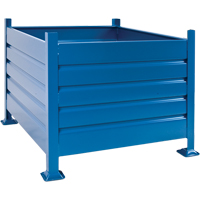 Contenants de vrac empilables, 30" ha x 34,5" la x 40,5" p, Capacit&eacute; de 4500 lb Trail Hammer and Bolt