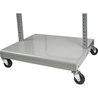 Servante mobile de bacs &agrave; plateaux inclinables - chariot seulement, &agrave; deux c&ocirc;t&eacute;s, 26-1/4" la x 22" p x 57-1/2" h Trail Hammer and Bolt