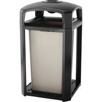 Landmark Series Classic Ash Tray & Waste Receptacle, Plastic, 50 US gal. Capacity, 46-1/2" Height Trail Hammer and Bolt