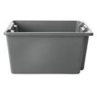 Caisse-palette empilable et emboîtable, 10" x 15,5" x 19,5", Gris Trail Hammer and Bolt
