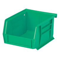 Stack & Hang Bin, 4-1/8" W x 3" H x 5-3/8" D, Green Trail Hammer and Bolt