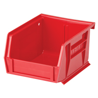 Stack & Hang Bin, 4-1/8" W x 3" H x 5-3/8" D, Red Trail Hammer and Bolt