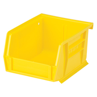 Stack & Hang Bin, 4-1/8" W x 3" H x 5-3/8" D, Yellow Trail Hammer and Bolt