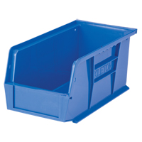Bac empilable & &agrave; suspendre, 5-1/2" la, 5" h x 10-7/8" p, Bleu Trail Hammer and Bolt