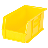 Stack & Hang Bin, 5-1/2" W x 5" H x 10-7/8" D, Yellow Trail Hammer and Bolt