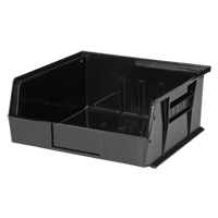Stack & Hang Bin, 11" W x 5" H x 10-7/8" D, Black Trail Hammer and Bolt