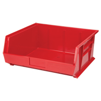 Stack & Hang Bin, 16-1/2" W x 7" H x 14-3/4" D, Red Trail Hammer and Bolt