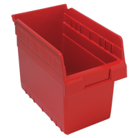 Bacs pour &eacute;tag&egrave;re Store-Max, 6-5/8" la x 8" H x 11-5/8" p, Rouge, Capacit&eacute; 44 lb Trail Hammer and Bolt