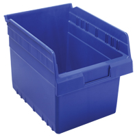 Bacs pour &eacute;tag&egrave;re Store-Max, 8-3/8" la x 8" H x 11-5/8" p, Bleu, Capacit&eacute; 44 lb Trail Hammer and Bolt