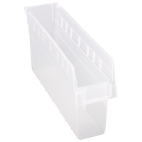 Bacs pour &eacute;tag&egrave;re Store-Max, 4-3/8" la x 8" H x 17-7/8" p, Transparent, Capacit&eacute; 56 lb Trail Hammer and Bolt