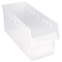 Bacs pour &eacute;tag&egrave;re Store-Max, 8-3/8" la x 8" H x 17-7/8" p, Transparent, Capacit&eacute; 56 lb Trail Hammer and Bolt
