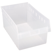 Bacs pour &eacute;tag&egrave;re Store-Max, 11-1/8" la x 8" H x 17-7/8" p, Transparent, Capacit&eacute; 56 lb Trail Hammer and Bolt
