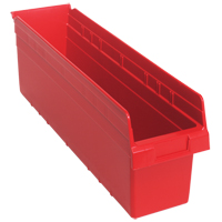 Bacs pour &eacute;tag&egrave;re Store-Max, 6-5/8" la x 8" H x 23-5/8" p, Rouge, Capacit&eacute; 68 lb Trail Hammer and Bolt