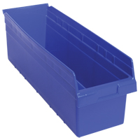 Bacs pour &eacute;tag&egrave;re Store-Max, 8-3/8" la x 8" H x 23-5/8" p, Bleu, Capacit&eacute; 68 lb Trail Hammer and Bolt