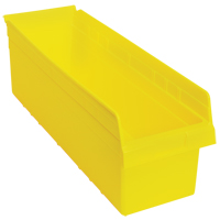 Bacs pour &eacute;tag&egrave;re Store-Max, 8-3/8" la x 8" H x 23-5/8" p, Jaune, Capacit&eacute; 68 lb Trail Hammer and Bolt