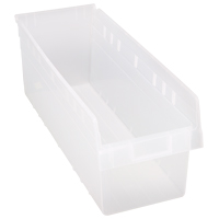 Bacs pour &eacute;tag&egrave;re Store-Max, 8-3/8" la x 8" H x 23-5/8" p, Transparent, Capacit&eacute; 68 lb Trail Hammer and Bolt