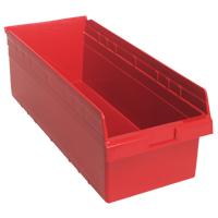 Bacs pour &eacute;tag&egrave;re Store-Max, 11-1/8" la x 8" H x 23-5/8" p, Rouge, Capacit&eacute; 68 lb Trail Hammer and Bolt