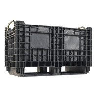 Contenant robuste BulkTote, 30" lo x 16" la x 19,2" h, Noir Trail Hammer and Bolt