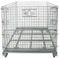 Conteneur repliable en m&eacute;tal grillag&eacute;, 40" la x 32" p x 34" h, Capacit&eacute; de 4000 lb Trail Hammer and Bolt