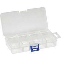 Boîte &agrave; compartiments en plastique, 2,75" la x 5,5" p x 1,25" h, 8 compartiments Trail Hammer and Bolt