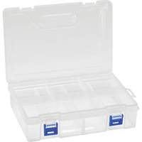 Boîte &agrave; compartiments en plastique, 6,25" la x 9,25" p x 2,2" h, 8 compartiments Trail Hammer and Bolt