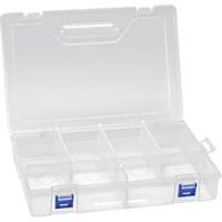 Boîte &agrave; compartiments en plastique, 7,75" la x 11,75" p x 2,2" h, 10 compartiments Trail Hammer and Bolt