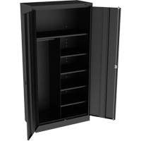 Armoire &agrave; combinaison, 36" la x 18" p x 72" h, Noir Trail Hammer and Bolt