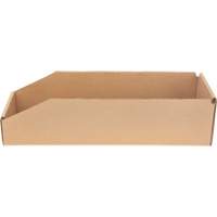 Boîtes profondes en carton ondul&eacute;, 5-3/4" la x 17-1/4" p x 4-1/2" h, Beige Trail Hammer and Bolt