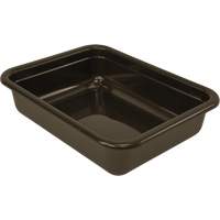Bac d'entreposage tout usage &agrave; fond plat, 5" ha x 17" p x 22" lo, Plastique, Brun Trail Hammer and Bolt