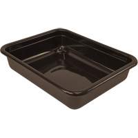 Bac d'entreposage tout usage &agrave; fond plat, 5" ha x 15" p x 20" lo, Plastique, Brun Trail Hammer and Bolt