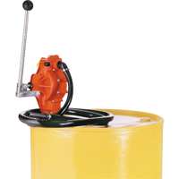 Transfer Pumps, Thermoplastic, 32 oz./Stroke, Fits 55 Gal./33 gal. Trail Hammer and Bolt