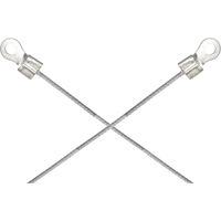 Light-Duty Bonding & Grounding Wire Assemblies - Two 1/4" Terminal Connectors Trail Hammer and Bolt