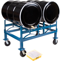 Porte-barils empilables, 2 barils, Capacit&eacute; de 1600 lb, 45-1/2" la x 30" p x 12-1/2" h Trail Hammer and Bolt