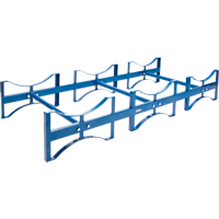 Porte-barils empilables, 3 barils, Capacit&eacute; de 2400 lb, 71-1/2" la x 30" p x 12-1/2" h Trail Hammer and Bolt