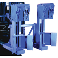 Manipulateur de barils MORSPEED 1500 pour chariot &eacute;l&eacute;vateur, Pour 30 - 85 gal. US (25 - 70 gal. imp.) Trail Hammer and Bolt