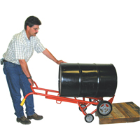 15BT Deluxe Drum Hand Truck, Steel Construction, 30 - 55 US Gal. (25 - 45 Imperial Gal.) Trail Hammer and Bolt