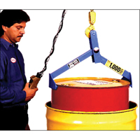 Drum & Overpack Lifter, 55 -85 US gal. (45 -70 Imperial Gal.), 1000 lbs./454 kg Cap. Trail Hammer and Bolt
