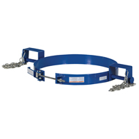 Tilting Drum Ring, 55 US gal. (45 Imperial Gal.) Drum Size, 1200 lbs./544 kg Cap. Trail Hammer and Bolt