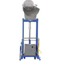 Portable Hydraulic Drum Dumper, For 30 - 55 US Gal. (25 - 45.8 Imperial Gal.) Trail Hammer and Bolt